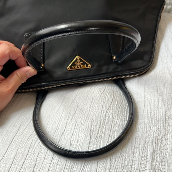Prada Tessuto Nylon & Leather Top Handle Bag - Picture 8 of 15